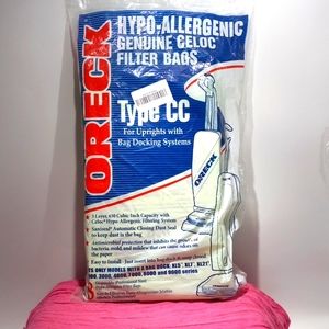 ORECK  GENUINE 8 HYPO-ALLERGENIC  UPRIGHT VACUUM FILTER BAGS TYPE CC CCP…